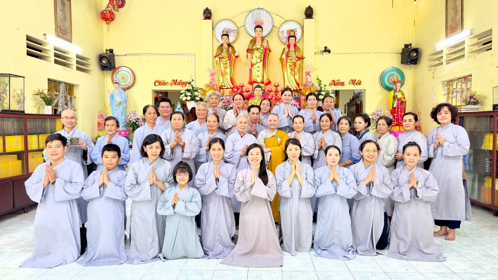 Nhơn Trạch: Chùa Long Hoa tổ chức khóa tu Bát Quan Trai lần thứ 06