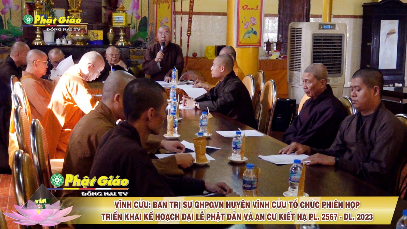 [Video] Vĩnh Cửu: Ban Trị sự GHPGVN huyện tổ chức Phiên họp triển khai kế hoạch Đại lễ Phật đản và An cư Kiết hạ PL. 2567 - DL. 2023