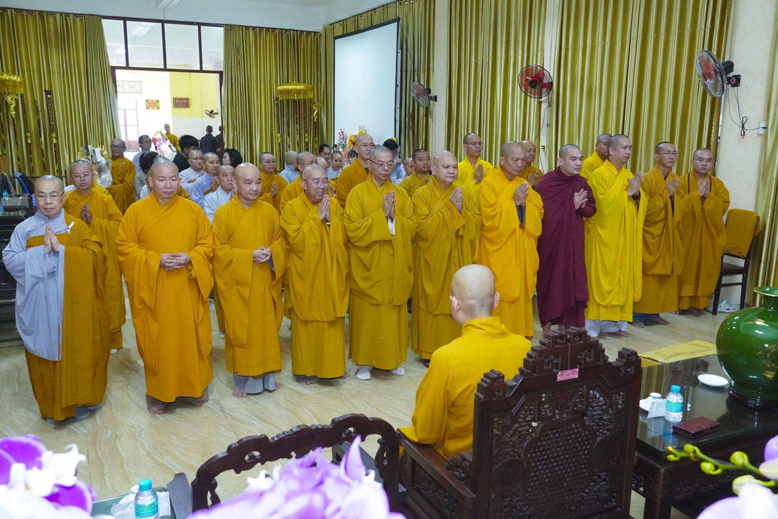 Đồng Nai: Tăng Ni đại diện Phật giáo các phường, xã Chúc tết lãnh đạo Ban Trị sự GHPGVN tỉnh