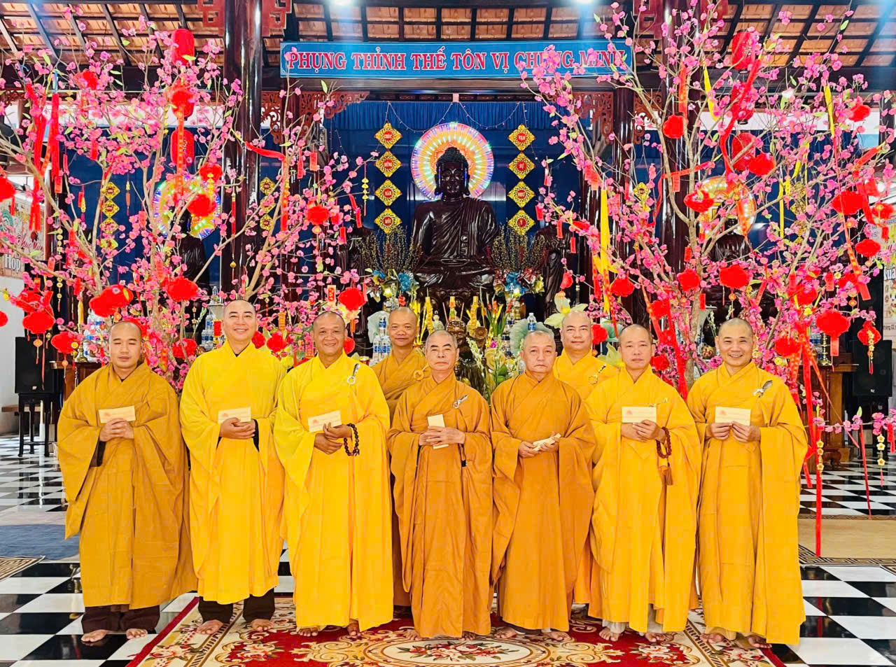 Đồng Nai: Buổi gặp mặt đầu xuân năm mới của Tăng Ni tại Chùa Phật Đà Bửu Tự