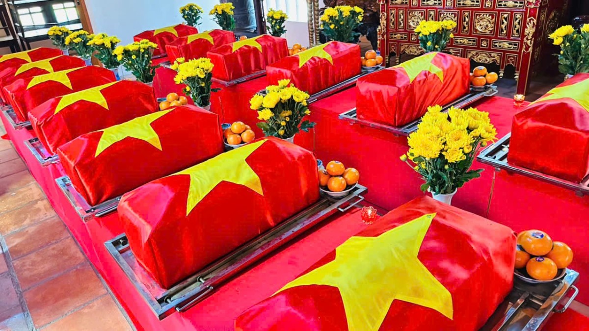 Đồng Nai: Trang nghiêm lễ cầu siêu tưởng niệm các anh hùng liệt sĩ tại Nghĩa trang Bình Phước, xã Đồng Tâm