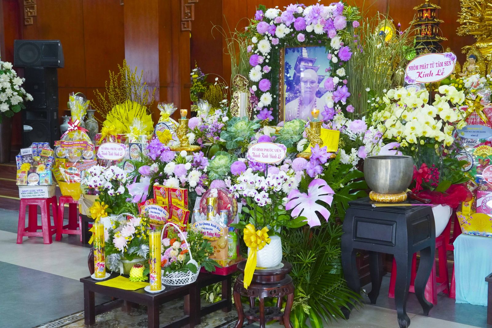 Đồng Nai: Trang nghiêm Lễ Tưởng niệm lần thứ 23 cố Thượng tọa Thích Thiện Tráng viên tịch tại Chùa Viên Giác, phường Tam Hiệp