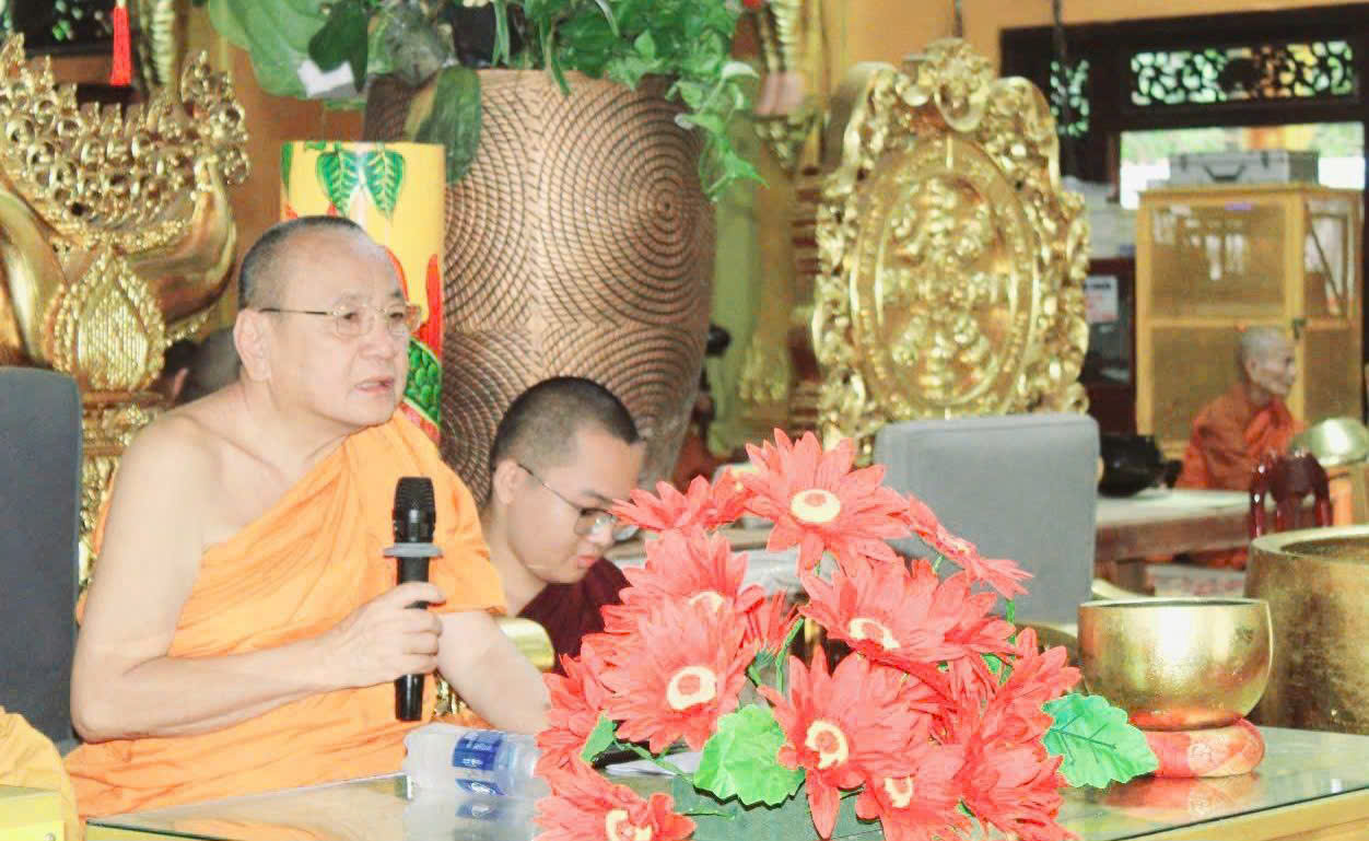 Đồng Nai: Hòa thượng Thích Bửu Chánh chia sẻ lời Phật dạy tại lễ Hằng Thuận