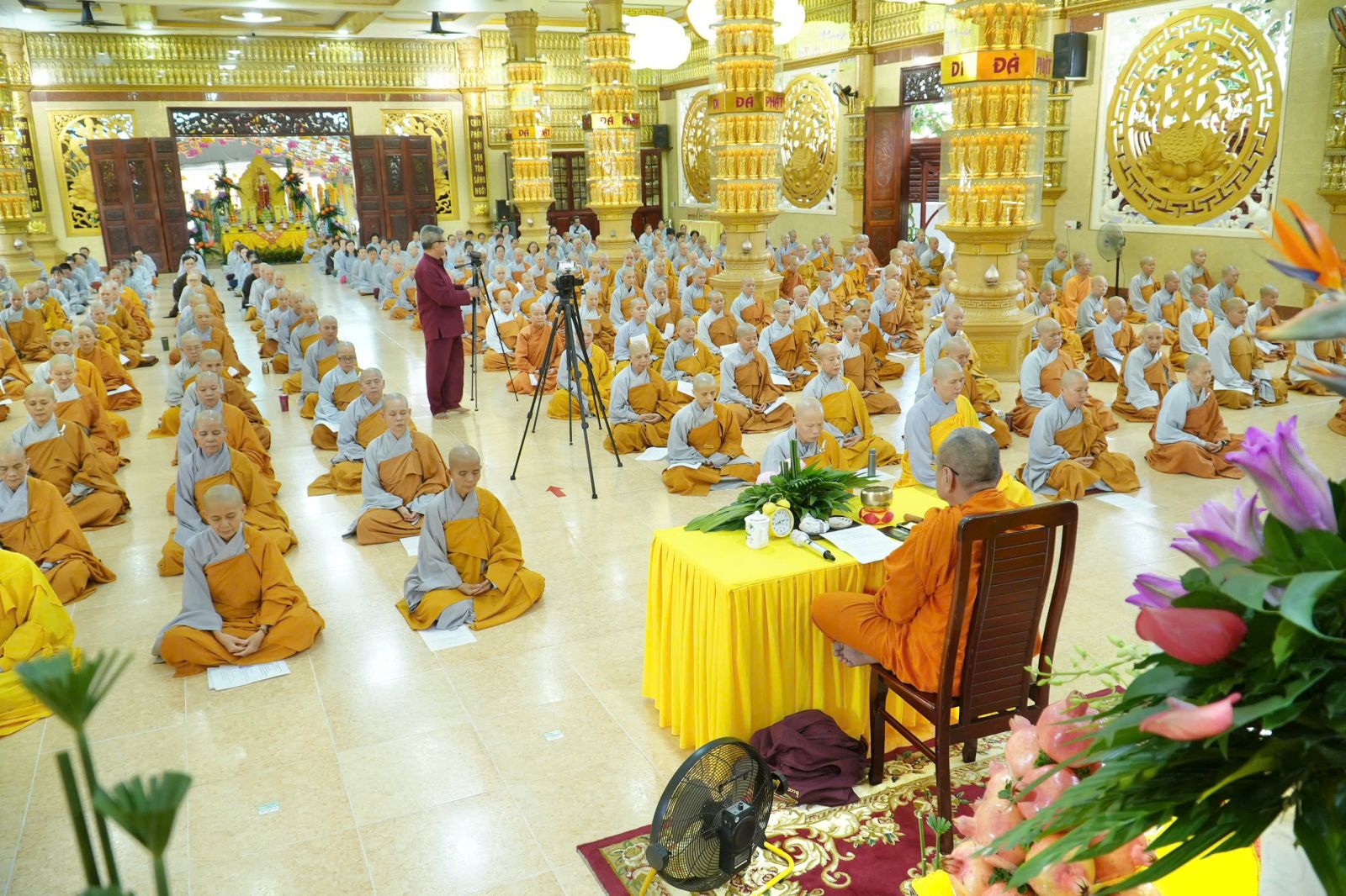 TP. Đồng Nai: HT. Thích Bửu Chánh thuyết giảng tại Khóa tu Phật thất chùa Long Vân