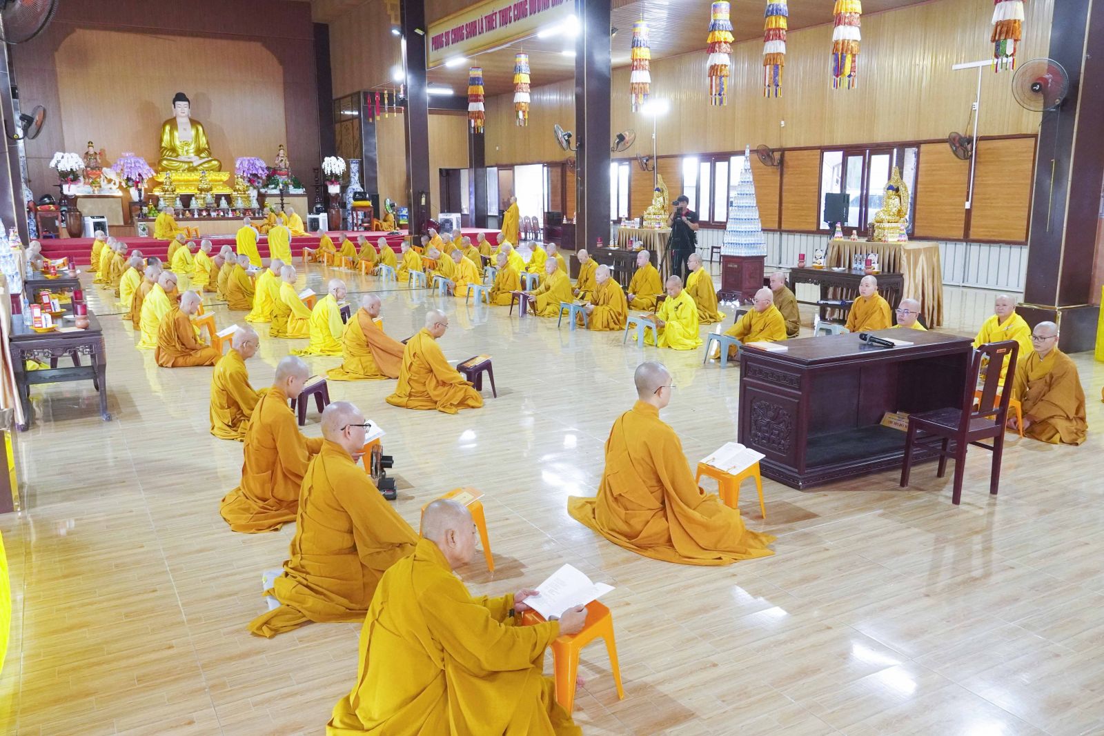 TP. Đồng Nai: Hạ trường Chùa Tỉnh Hội, phường Trấn Biên tổ chức kỳ Bố tát cuối cùng trong mùa An cư Kiết hạ PL. 2570