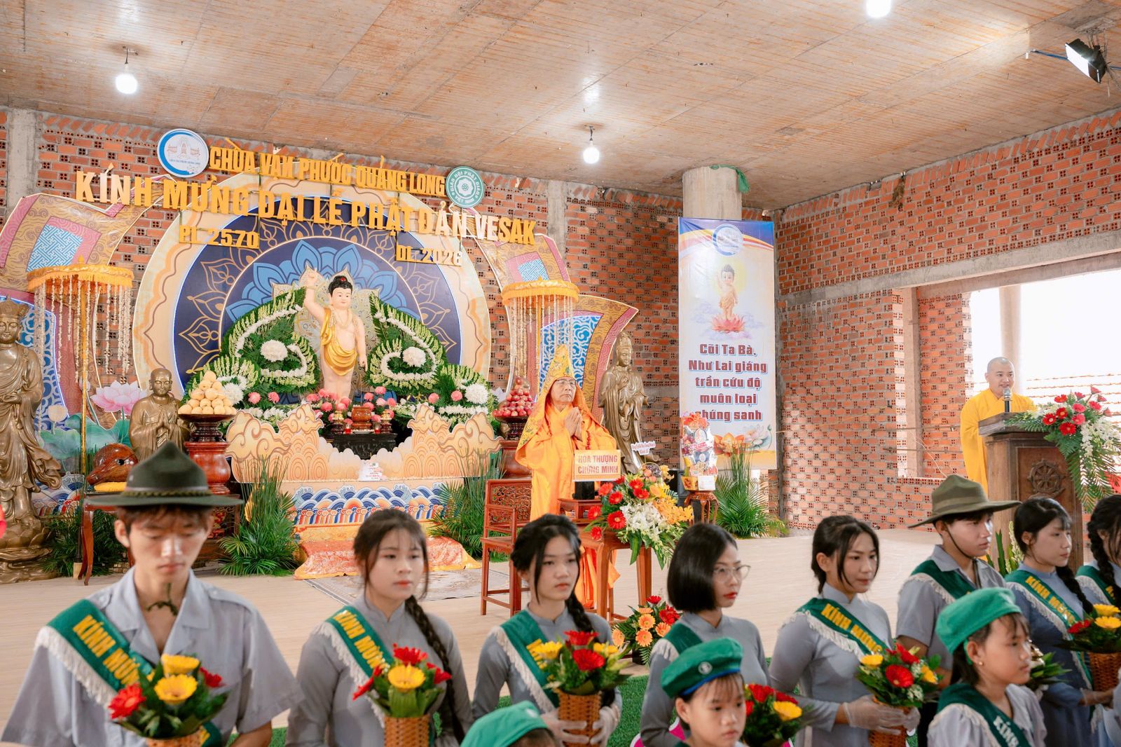 TP. Đồng Nai: Chùa Vạn Phước Quảng Long hạ thủy 7 hoa sen lớn và trang nghiêm tổ chức Đại lễ Phật đản PL.2570 – DL.2026