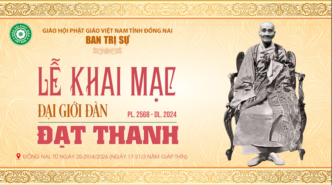 [Trực tiếp: Trang nghiêm Khai mạc Đại Giới đàn ĐẠT THANH PL. 2567 - DL. 2024