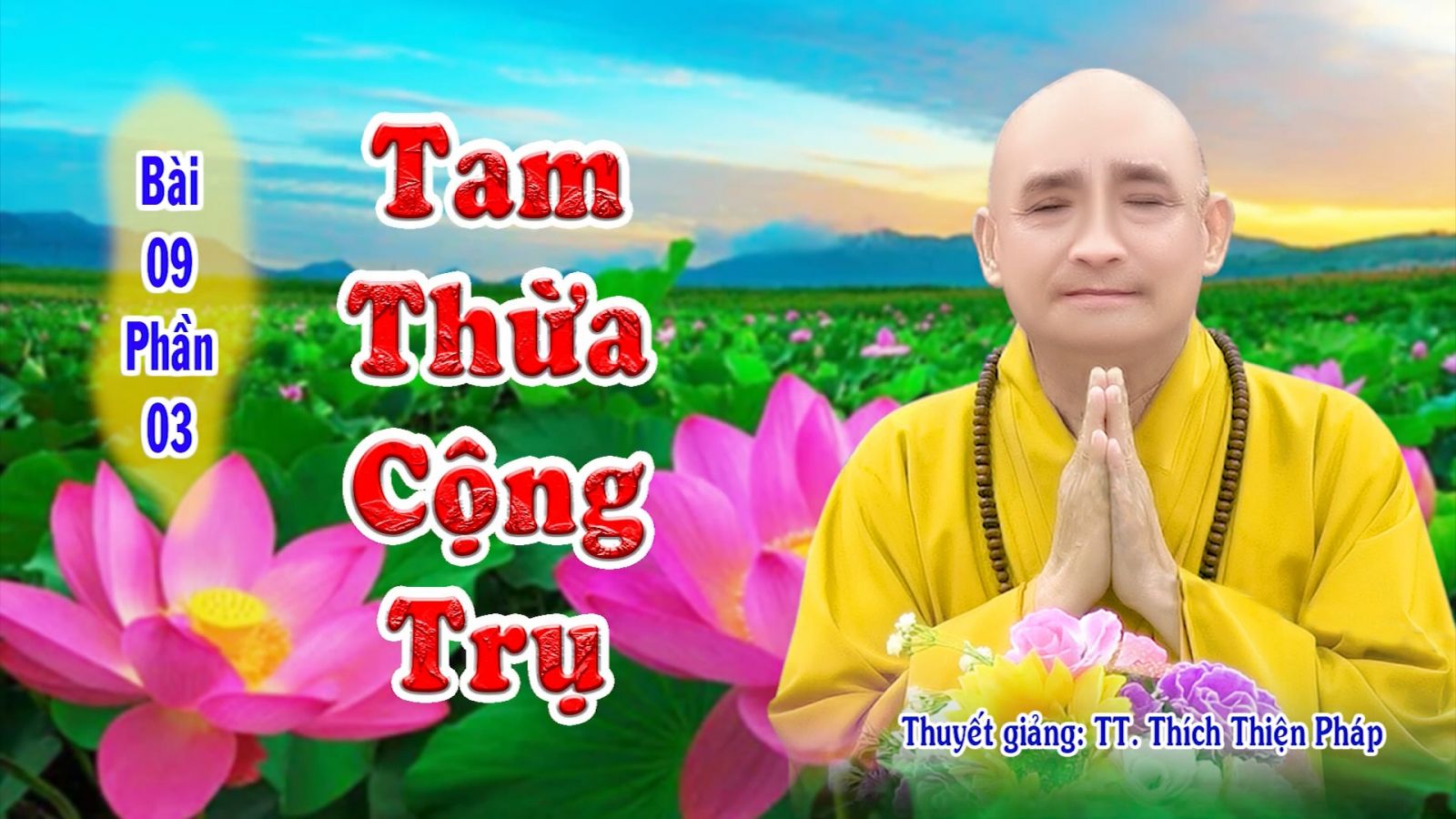 KINH DIỆU PHÁP LIÊN HOA || Phẩm 3 || Bài 9 TAM THỪA CỘNG TRỤ || TT. Thích Thiện Pháp
